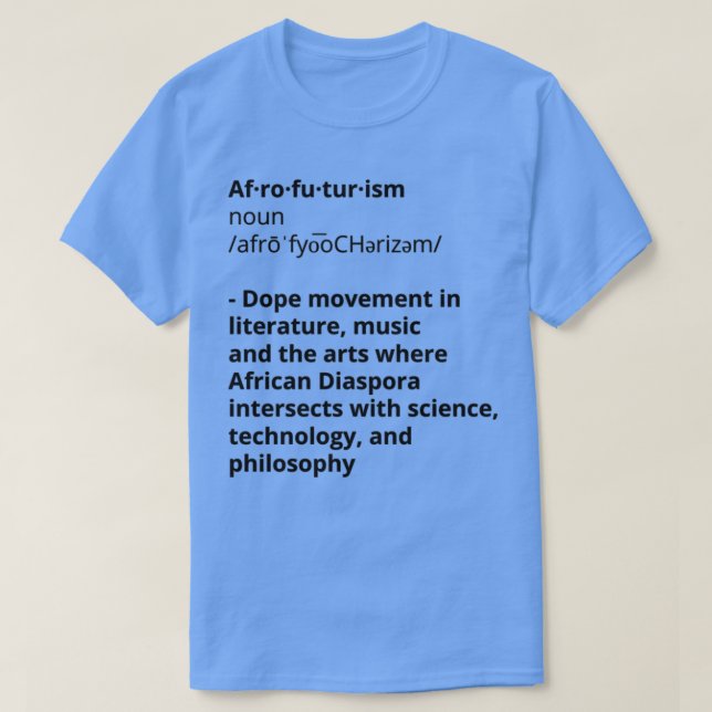 T-shirt Afrofuturisme  (Design devant)