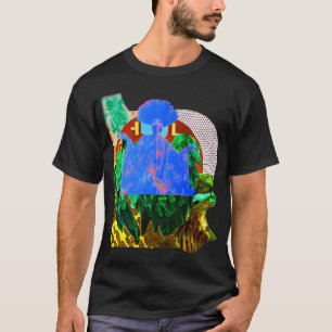 T-shirt Afrofuturisme avec ailes v2
