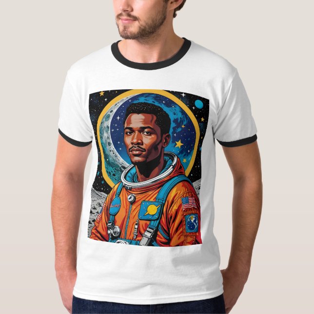 T-shirt Afrofuturisme Espace Explorer Graphic Tee (Devant)