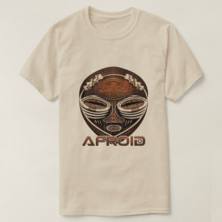 T-shirt Afroid - Masque Africain Cyber-Tribal Afrofuturism