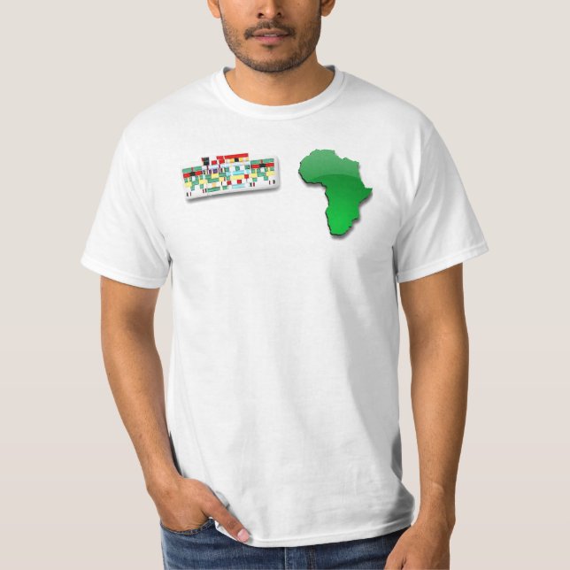 T-shirt Afrtica de Gaddafi (Devant)
