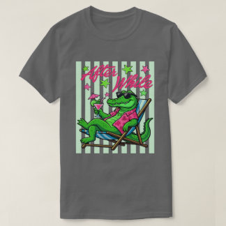 T-shirt After While Chill Vibes Alligator