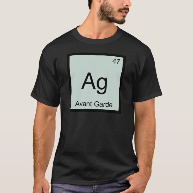 T-shirt Ag - Avant Garde Chimie Symbole Élémentaire T-Shir (Devant)