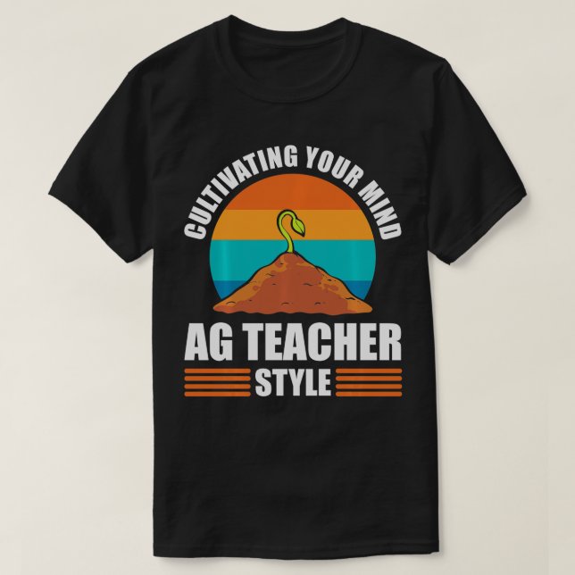 T-shirt AG Enseignants Agriculture Agricole Agriculture (Design devant)