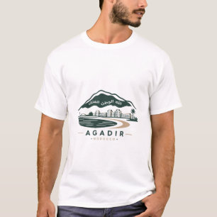 T-Shirt Agadir Maroc Vêtements de rue de voyage
