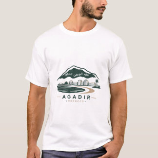 T-Shirt Agadir Maroc | Vêtements de rue de voyage