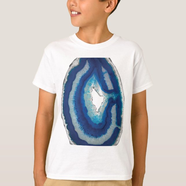 T-shirt Agate bleue (Devant)