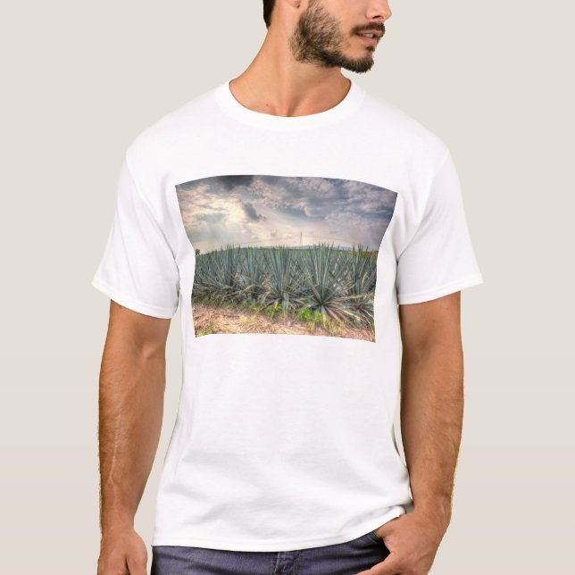 T-shirt Agave bleu (Devant)