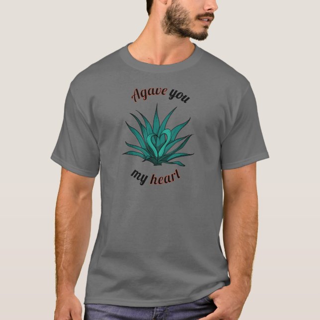 T-shirt agave vous mon coeur (Devant)