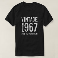 Âgé à la perfection 1967 chemise masculine 50e ann