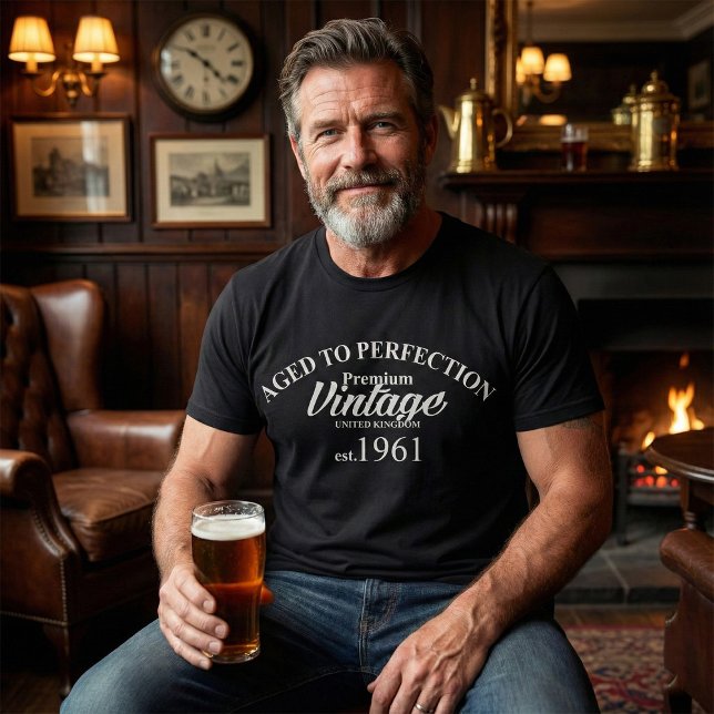 T-shirt Age À Perfection Premium Vintage 1961 (Créateur téléchargé)