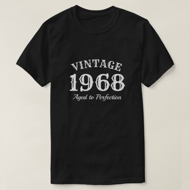 T-shirt Âgé chemise de l'anniversaire des hommes de la (Design devant)