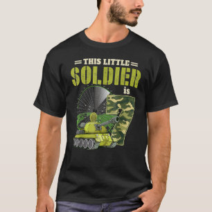 T-shirt Âge de 7 ans Soldat Boys Militaire Thème C