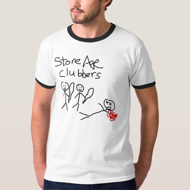 T-shirt âge de pierre (Devant)