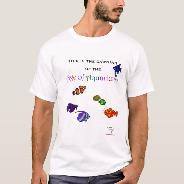 T-shirt Âge des aquariums (Devant)