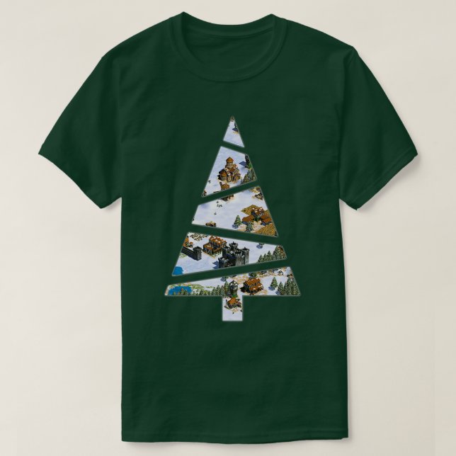 T-shirt Âge des empires Arbre de Noël (Design devant)
