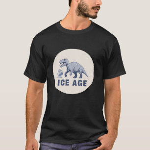 T-shirt Âge drôle de glace et dinosaures