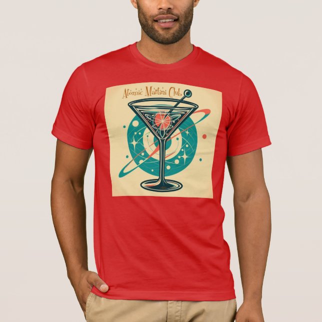 T-shirt Âge spatial du club Martini atomique (Devant)