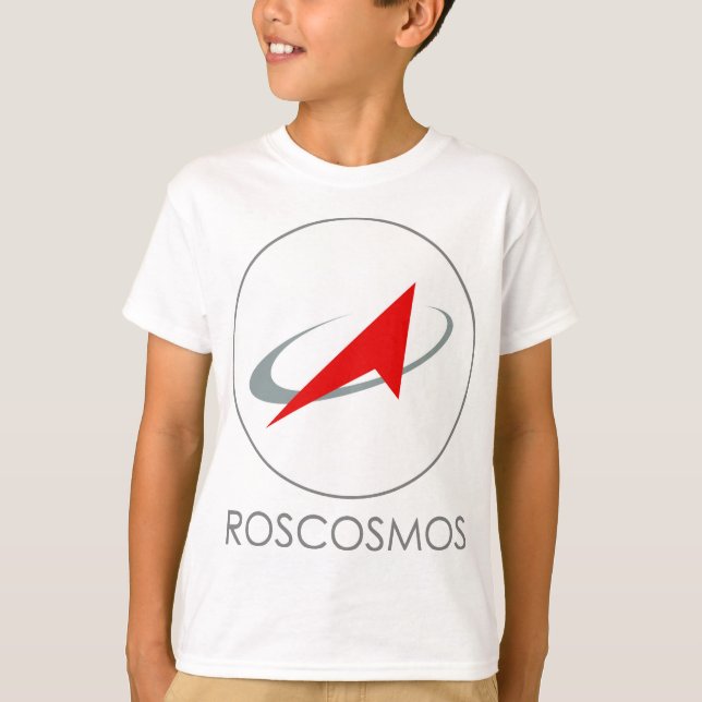 T-shirt Agence spatiale fédérale russe : Roscosmos (Devant)