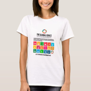 T-shirt Agenda 2030 pour les objectifs du Millénaire pour