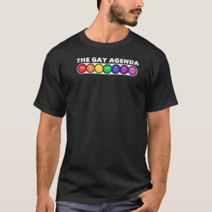 T-shirt Agenda Gay Hebdomadaire Lgbt Pride Rainbow
