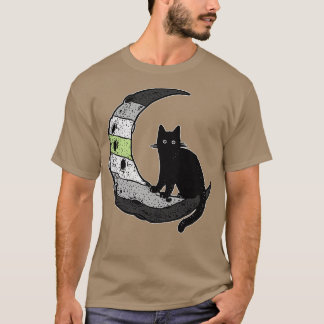 T-shirt Agender Cat Moon