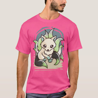 T-shirt Agender Cute Kitsune