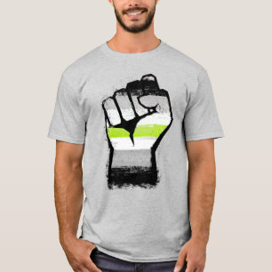 T-Shirt Agender Pride Fist