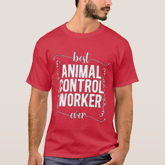 T-shirt Agent Animalier Meilleur Agent de Contrôle Animali