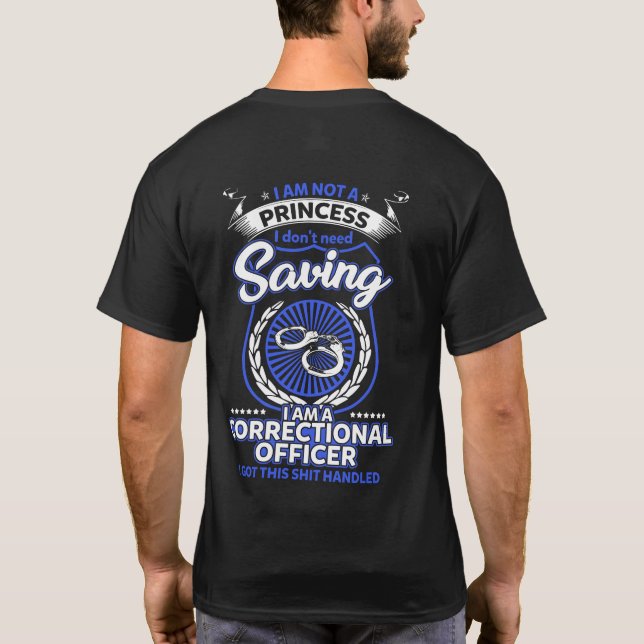 T-shirt Agent correctionnel Agent correctionnel (Dos)