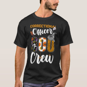 T-shirt Agent correctionnel Boo Crew Ghost Funny Hallowee