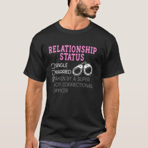 T-shirt Agent correctionnel Girl Girlfriend femme relation