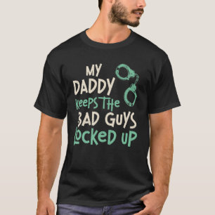 T-shirt Agent correctionnel Papa Père Vintage Mon papa K