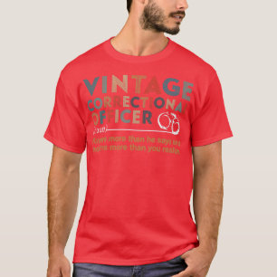 T-shirt Agent correctionnel vintage