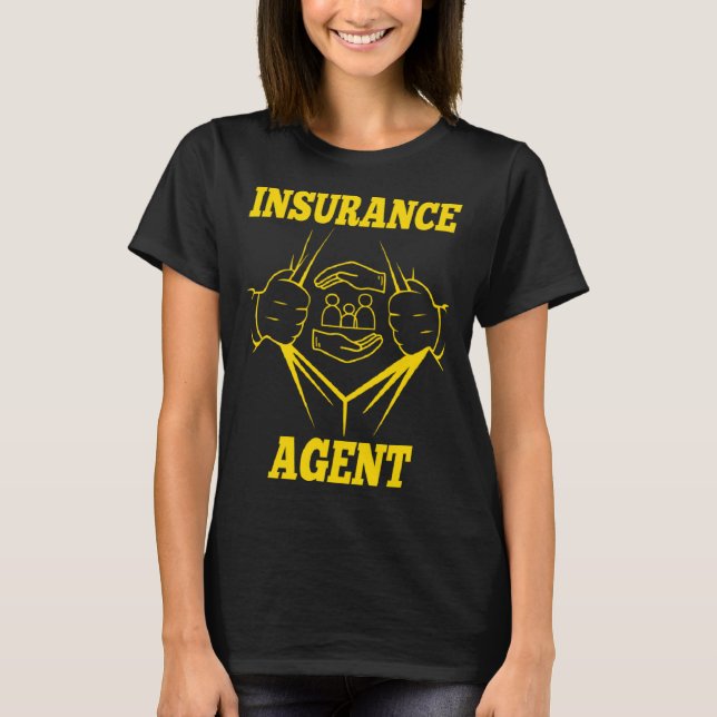 T-shirt Agent d'assurance Medicare Assurance Consultant Br (Devant)