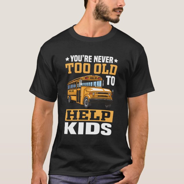 T-shirt Agent D'Autobus Scolaire Pour Moniteur D'Autobus S (Devant)