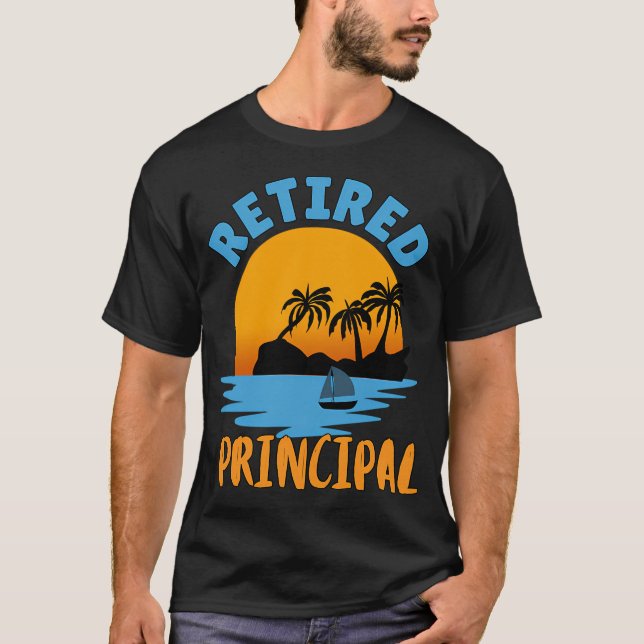 T-shirt Agent de bord à la retraite (Devant)