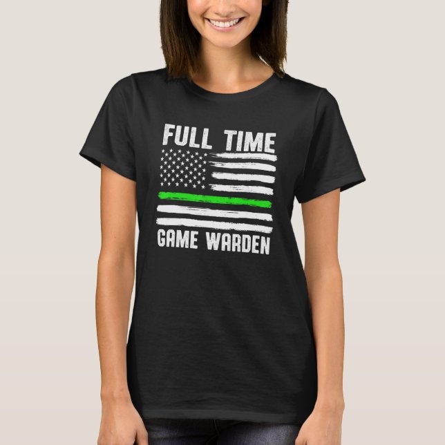 T-shirt Agent de conservation des gardiens de jeu 18 (Devant)