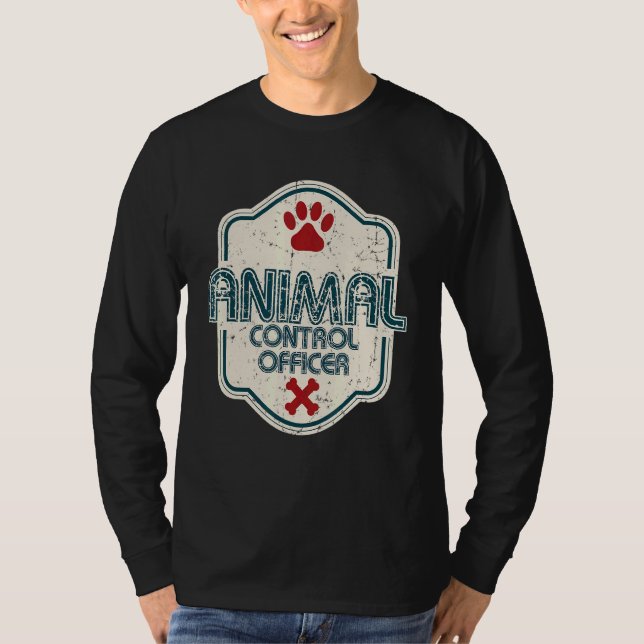 T-shirt Agent de contrôle des animaux Protection des anima (Devant)