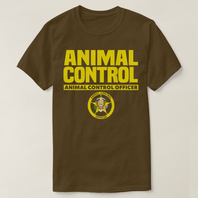 T-shirt Agent de contrôle des animaux Sécurité publique Pa (Design devant)