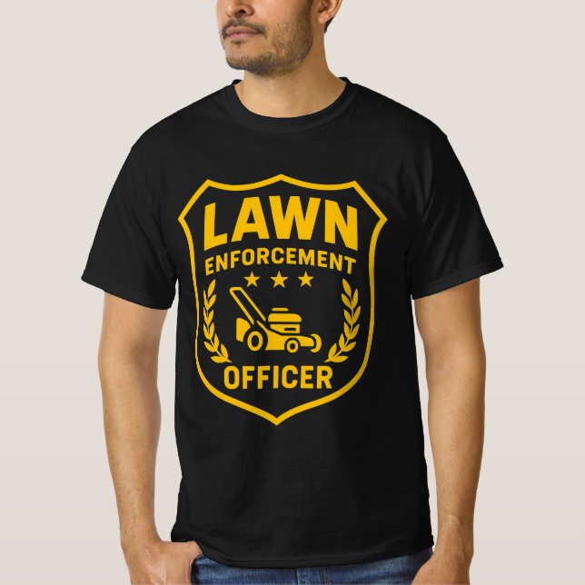 T-shirt agent de contrôle des pelouses (Devant)