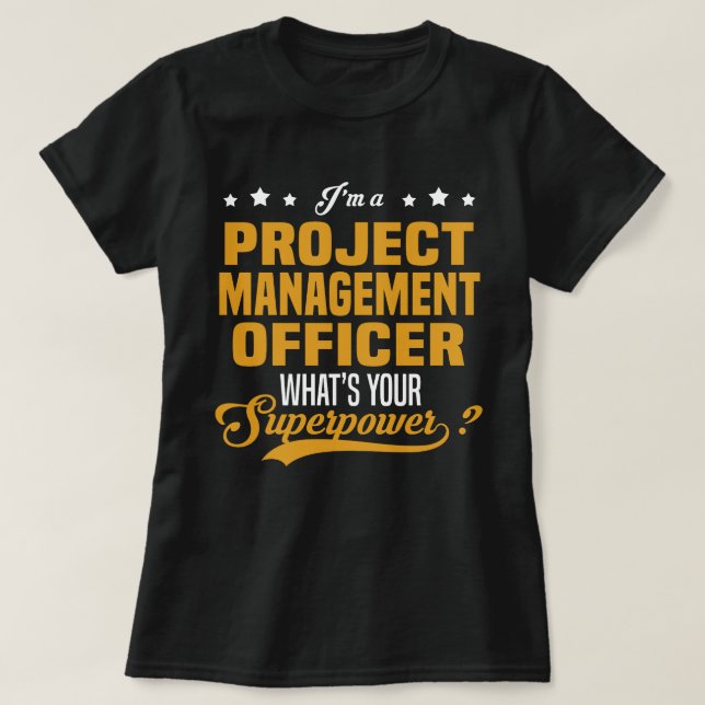 T-shirt Agent de gestion de projet (Design devant)