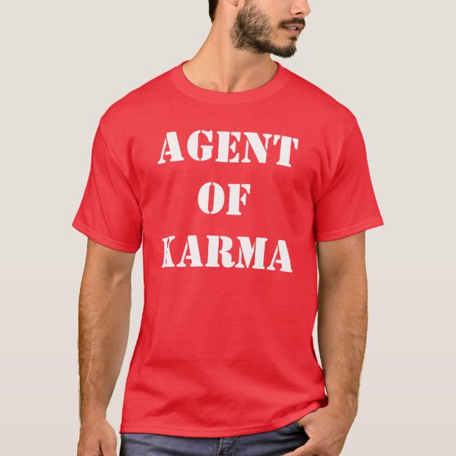 T-shirt Agent de karma (Devant)