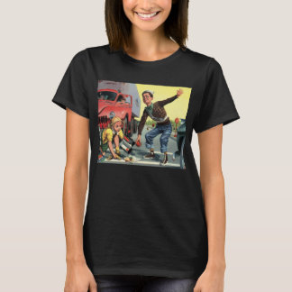 T-shirt Agent de la patrouille de sécurité vintage aidant