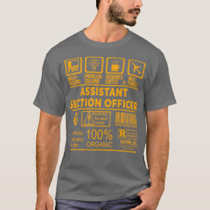 T-SHIRT AGENT DE LA SECTION ADJOINTE NICE DESIGN 2017