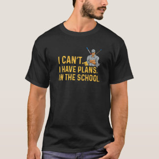 T-shirt Agent De Nettoyage Pour Un Gardien De L'École
