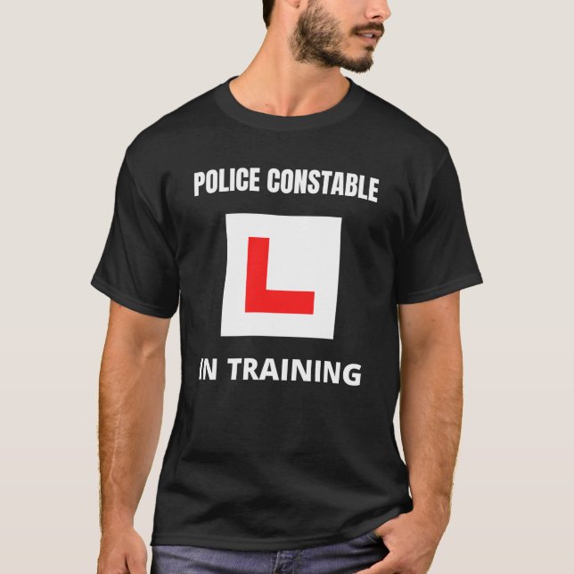 T-shirt Agent de police en formation (Devant)