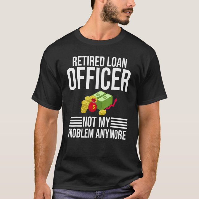 T-shirt Agent de prêt Assistant Prêt hypothécaire Prêteur  (Devant)