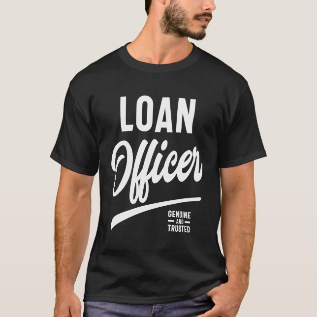 T-shirt Agent de prêt Titre du poste Cadeau (Devant)