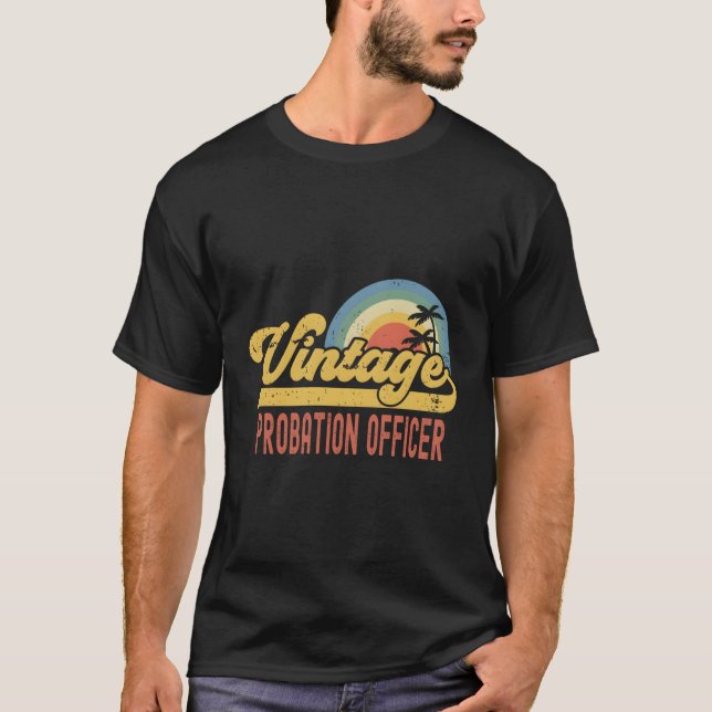 T-shirt Agent de probation Titre de l'emploi (Devant)